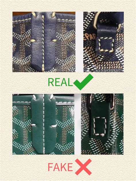 fake goyard belt|how to identify a fake goyard.